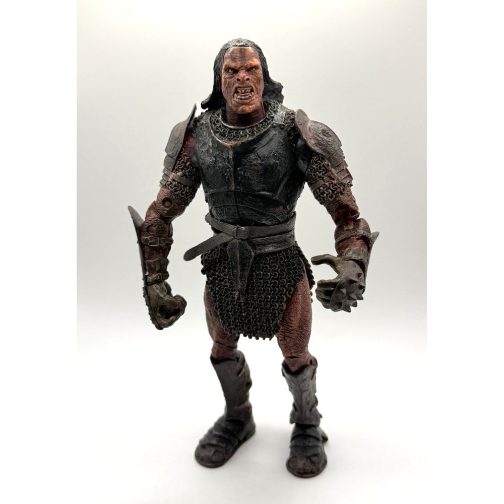 Lord of the Rings Ugluk Uruk Hai Orc action Figures toybiz VGUC C256